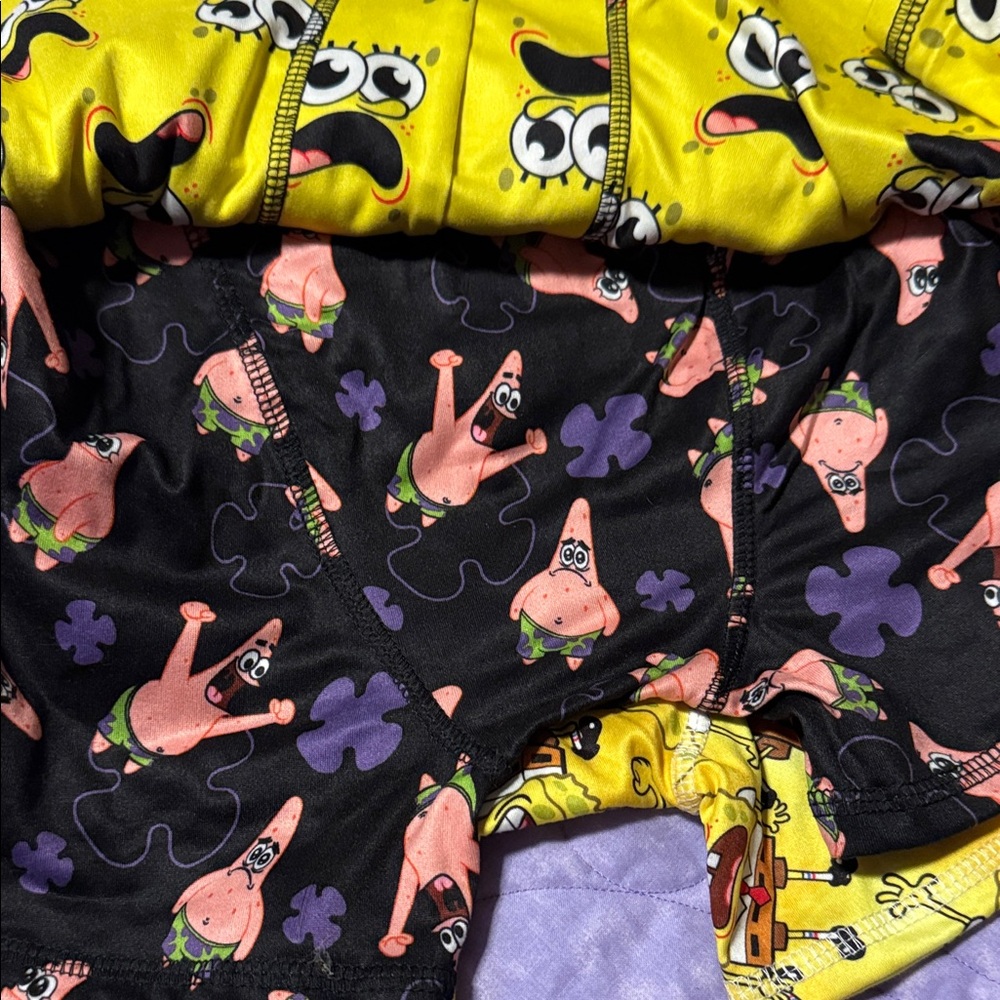 SpongeBob SquarePants Yellow and Black Kids Boxer Briefs - Picture 7 of 8